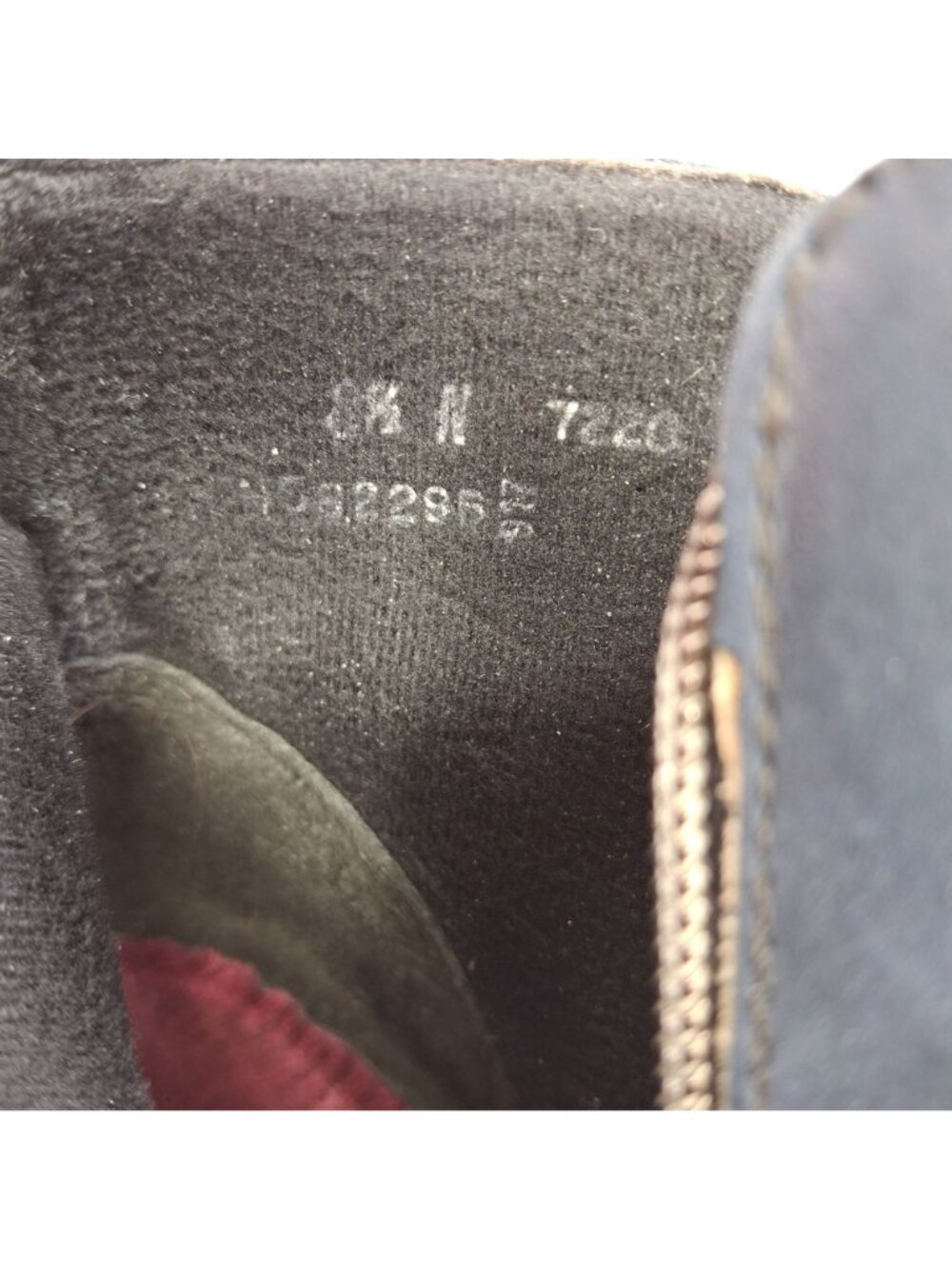 Munro Ashcroft Womens Shoes Size 8.5 N US Bootie In Blue Nubuck Floral Fabric - Picture 7 of 9